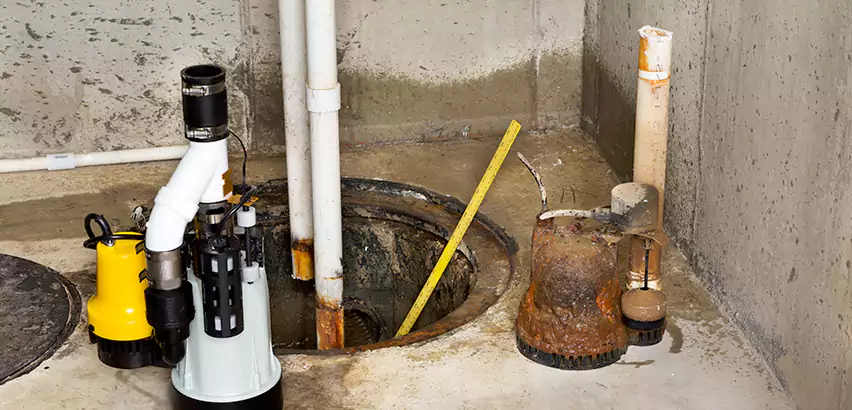 Installing Sump Pump in Finished Basement in Copiague, NY